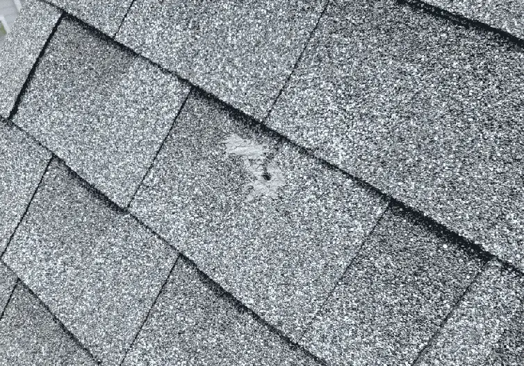 Roof damage from painter siding contractor - Artisan Quality Roofing Roof damage from painter siding contractor - voids roof warranties